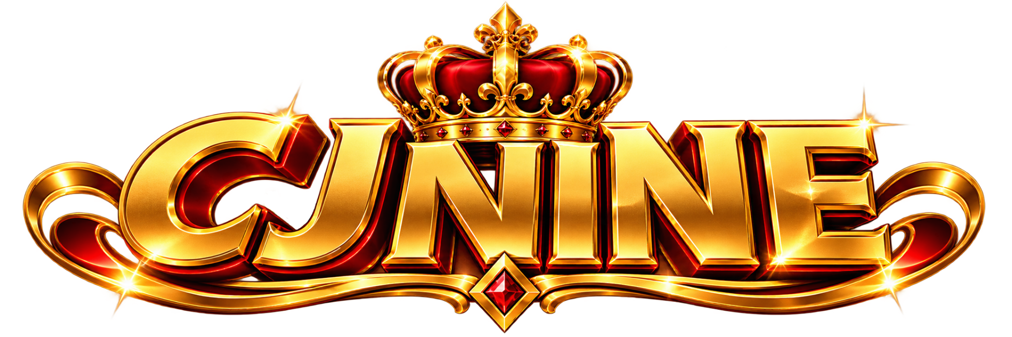 CJNINE โลโก้สีทอง